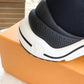 Louis Vuitton LV Archlight Stretch Textile Sneaker Boots in Black/Blue EU41