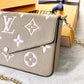 LOUIS VUITTON Felicie Pochette Monogram Empriente Leather Crossbody Bag