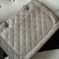 Chanel Grey Caviar Grand Shopper Tote (GST) Silver Hardware
