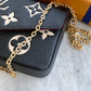 [ ]Louis Vuitton 2022 Pochette Felicie GM Bicolor Monogram Crossbody Bag