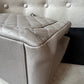 Chanel Grey Caviar Grand Shopper Tote (GST) Silver Hardware