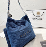 New Chanel jean woman shoulder handbag