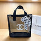 Transparent Chanel woman handbag