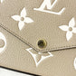 LOUIS VUITTON Felicie Pochette Monogram Empriente Leather Crossbody Bag