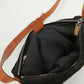 Celine Black Suede C Macadam Cylinder Crossbody Bag