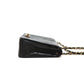 Chanel Shoulder Bag Flap Black Lambskin Leather Matrasse