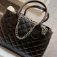 Leather black Chanel shoulder handbag