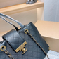 Black leather Chanel woman handbag