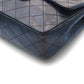 Chanel Shoulder Bag Flap Black Lambskin Leather Matrasse