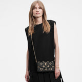 [ ]Louis Vuitton 2022 Pochette Felicie GM Bicolor Monogram Crossbody Bag