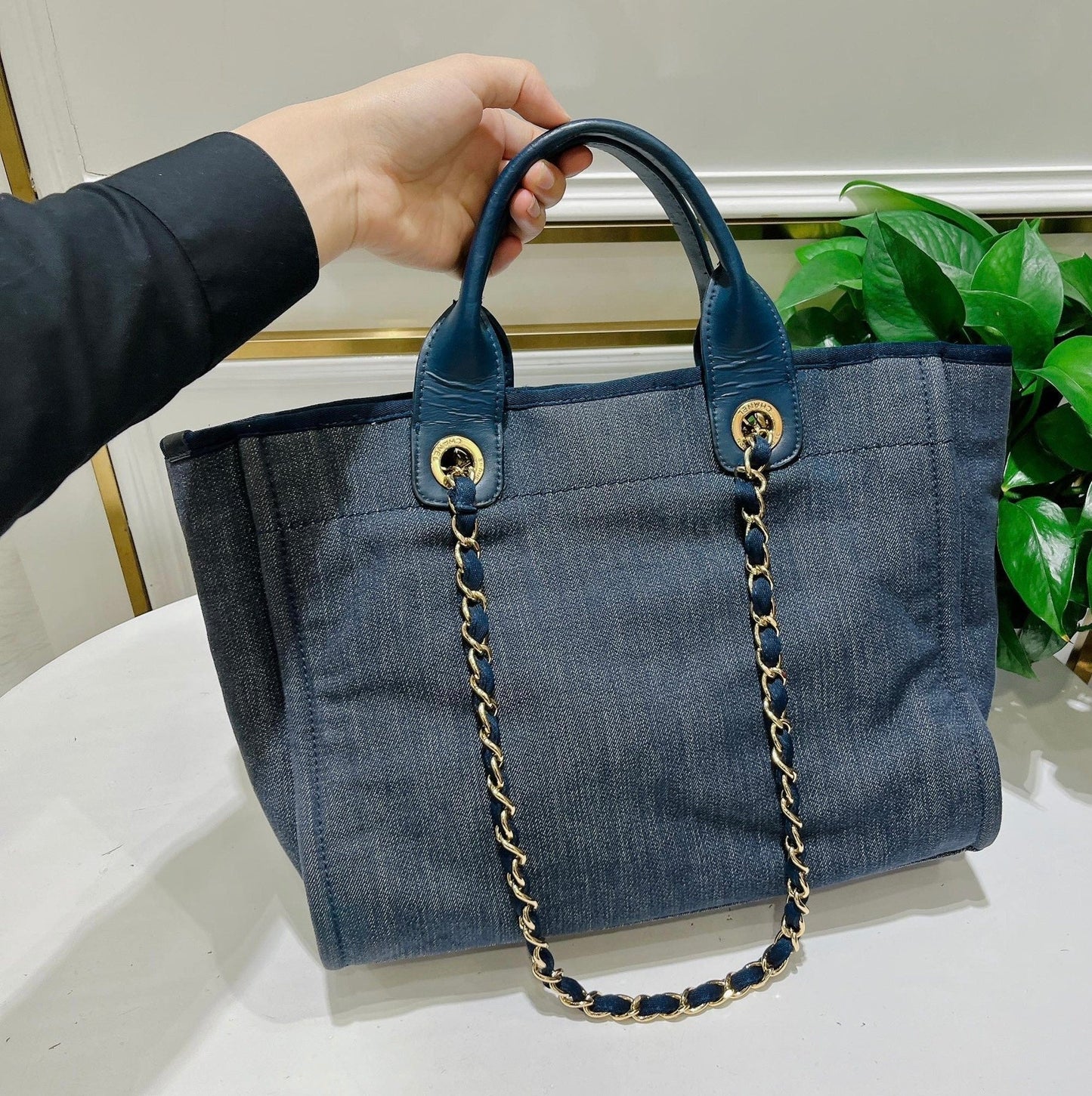 Chanel Deauville Tote Medium White