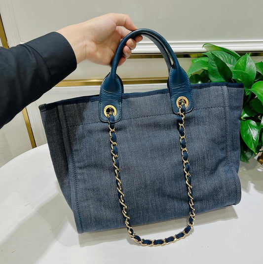 Chanel Deauville Tote Medium White