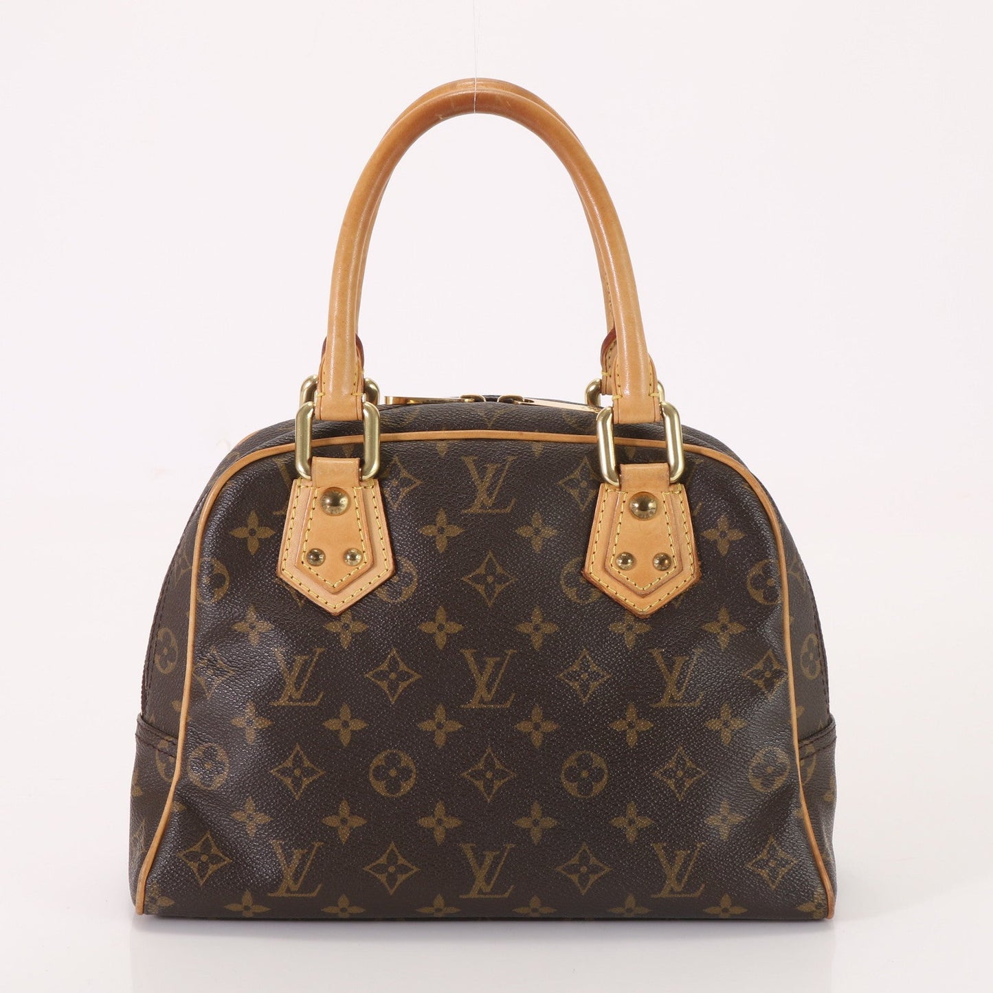 Louis Vuitton Monogram Manhattan Handbag Tote Leather