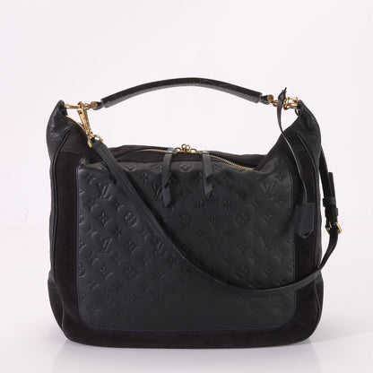Louis Vuitton Monogram Implant Audacious MM Leather Shoulder Bag