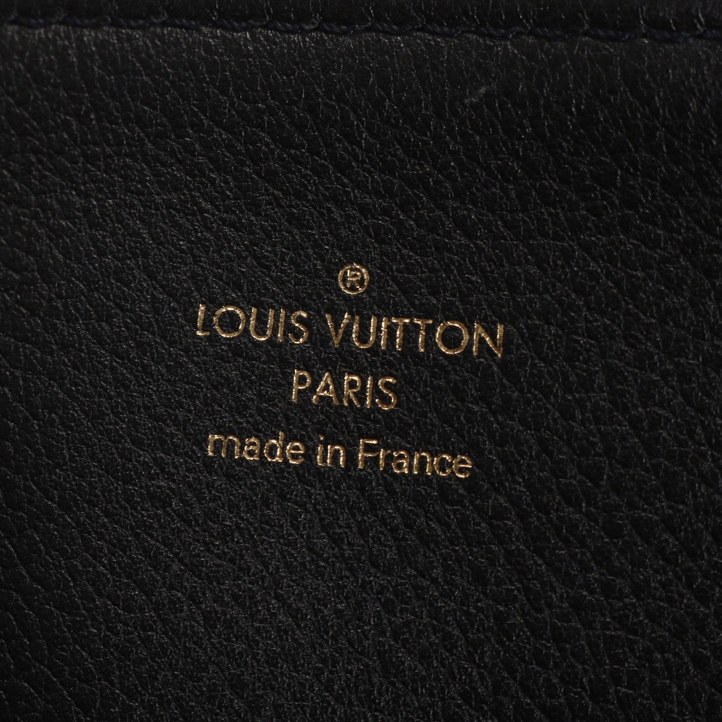 Louis Vuitton Monogram Implant Audacious MM Leather Shoulder Bag
