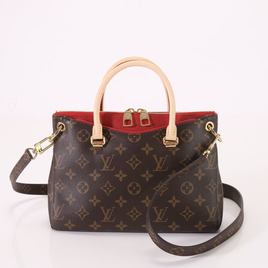 Louis Vuitton Monogram Pallas Leather Canvas Handbag