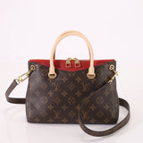 Louis Vuitton Monogram Pallas Leather Canvas Handbag