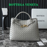 Amelia MEDIUM ANDIAMO 32CM GREY LAMBSKIN Amelia Amelia