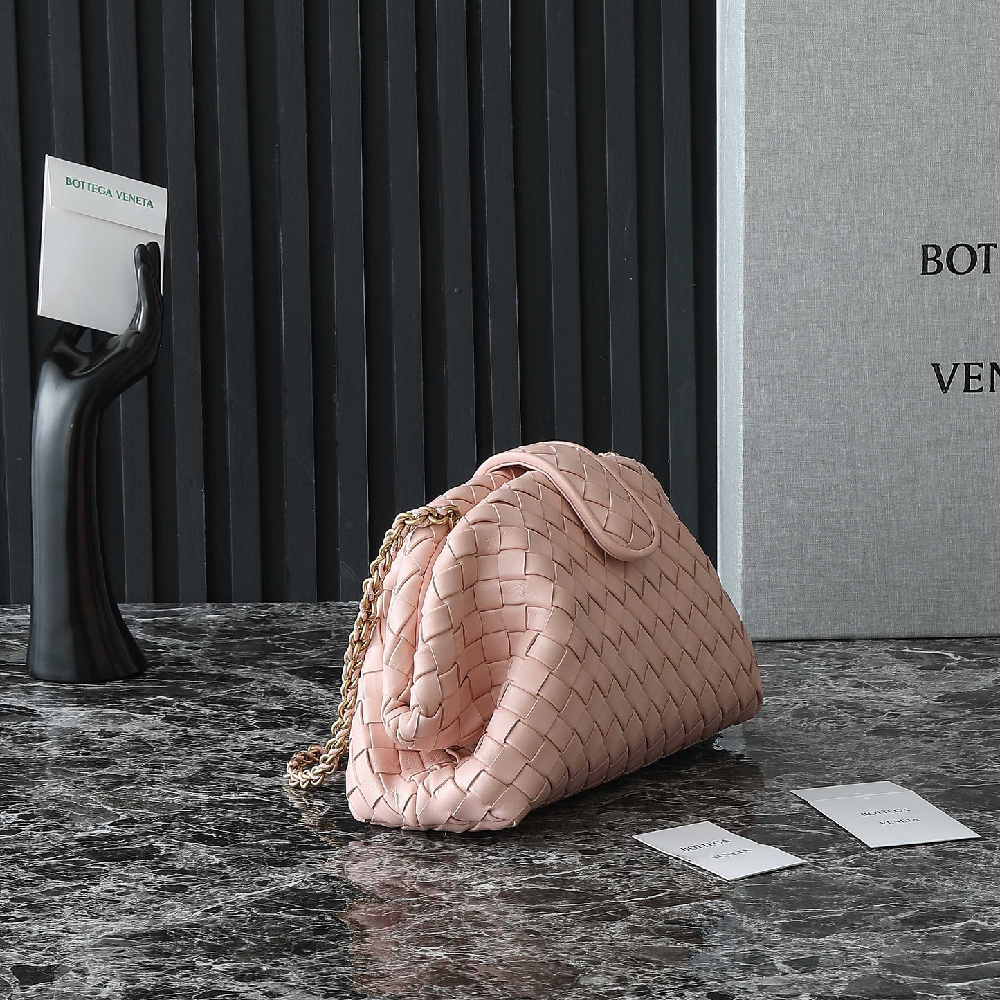 LAUREN 1980 BAG 31 IN MELON PINK LAMBSKIN GOLD STRAP Amelia Amelia