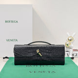 Amelia Long Clutch Andiamo 31 Black Crocodile Calfskin Ghw