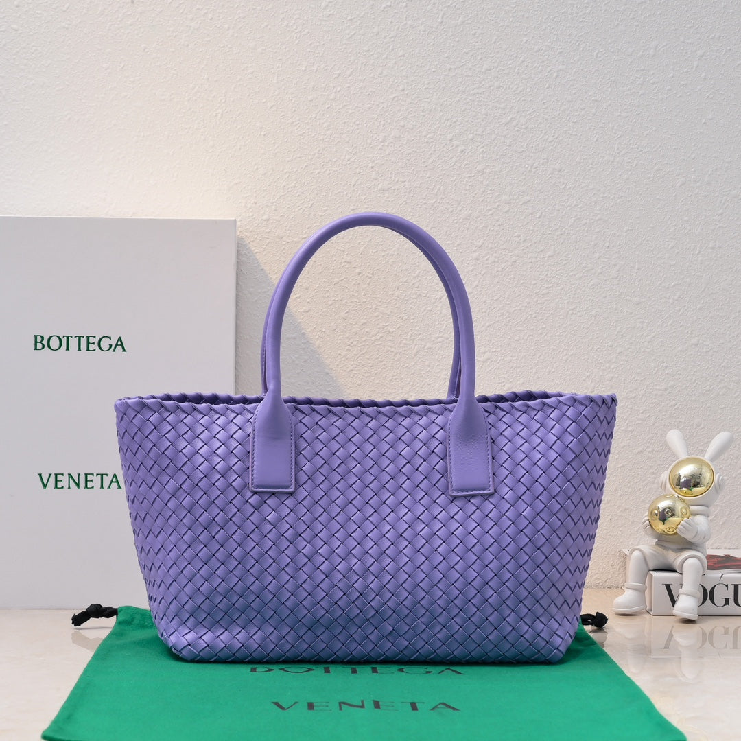 Large Cabat 45cm Purple Lambskin Ghw Amelia Amelia