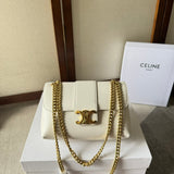 MEDIUM CELINE VICTOIRE BAG 23 IN SOFT YELLOW CALFSKIN Amelia
