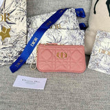 MONTAIGNE GLYCINE CARO WALLET 14 IN BAAmelia PINK MACROCANNAGE CALFSKIN
