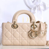 SMALL LADY D-JOY 22 IN LIGHT PINK LAMBSKIN Amelia