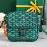 GRAND BLEU 16 IN GREEN GOYARDINE CANVAS AND LAMBSKIN Amelia Amelia
