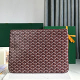 SÉNAT MGM POUCH 40 IN BURGUNDY RED GOYARDINE CANVAS Amelia Bags