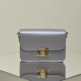 MINI CLAUDE 22 SHINY CALFSKIN SILVER