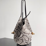 SMALL SOLSTICE 30 IN SNAKE PATTERN CALFSKIN Amelia Amelia