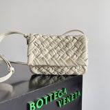 Amelia Small Rumple Messenger 21 White Lambskin Shw Amelia