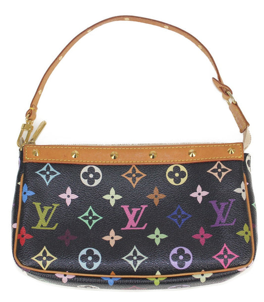 Louis Vuitton Pochette Accessoire Monogram Multicolor Black