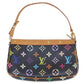 Louis Vuitton Pochette Accessoire Monogram Multicolor Black