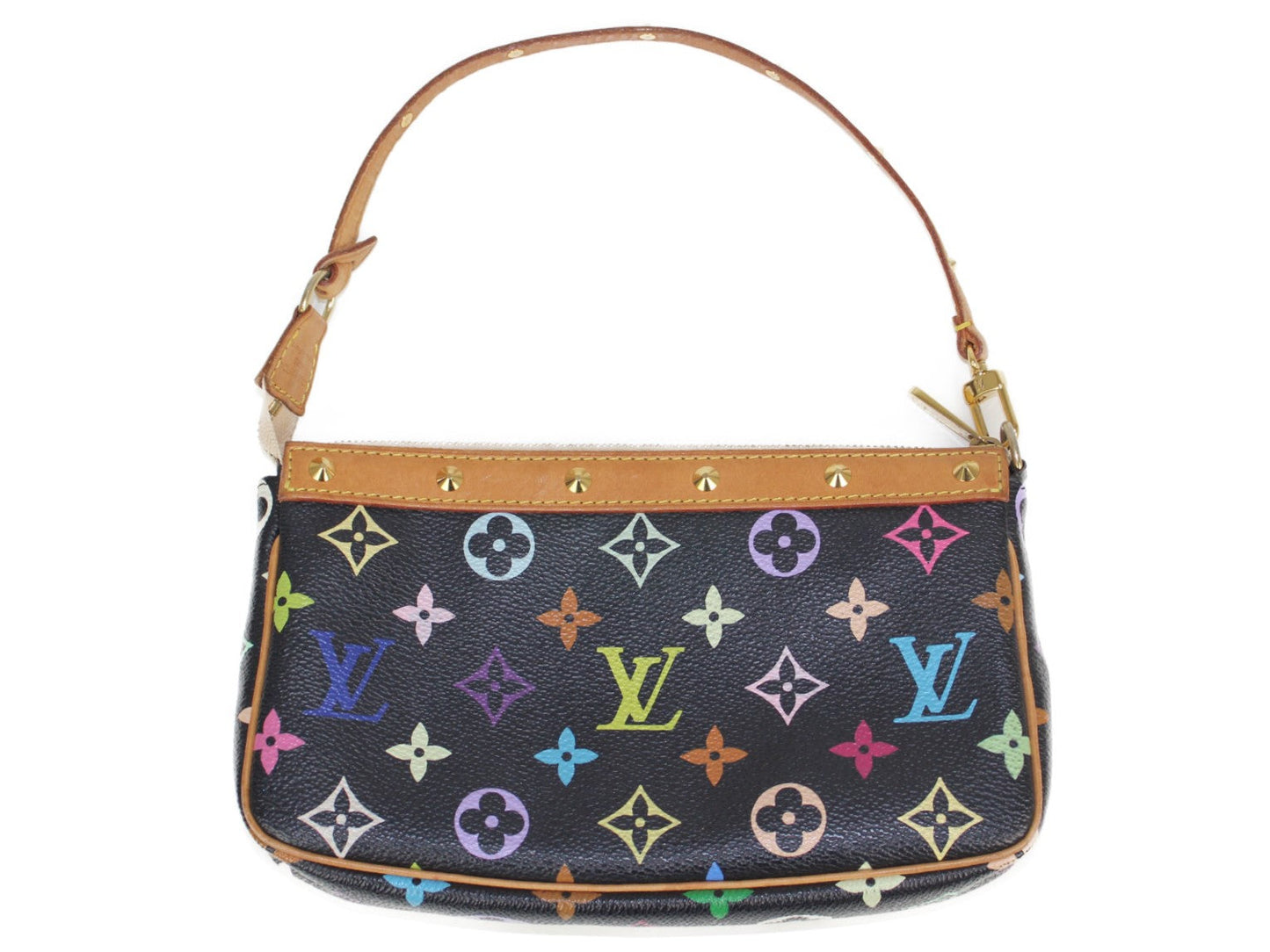Louis Vuitton Pochette Accessoire Monogram Multicolor Black