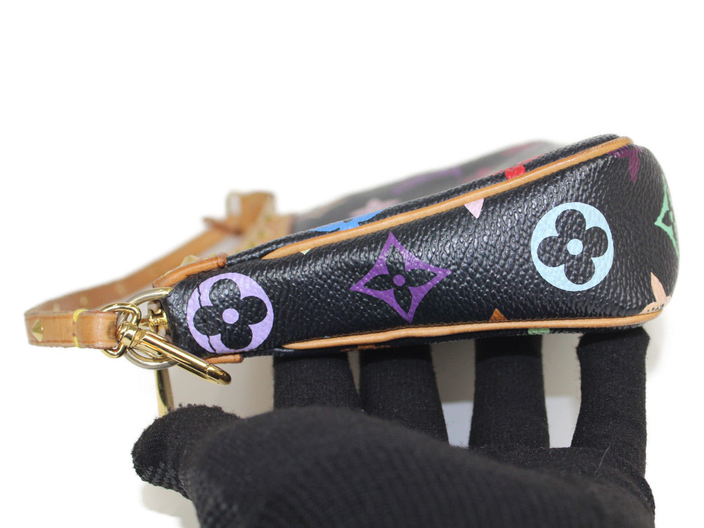 Louis Vuitton Pochette Accessoire Monogram Multicolor Black