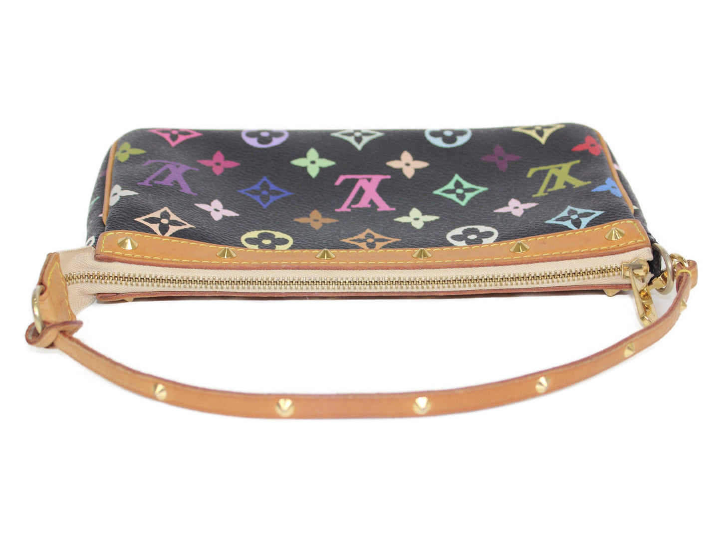 Louis Vuitton Pochette Accessoire Monogram Multicolor Black