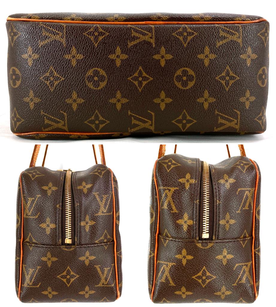 Louis Vuitton Monogram Cite MM Brown Handbag