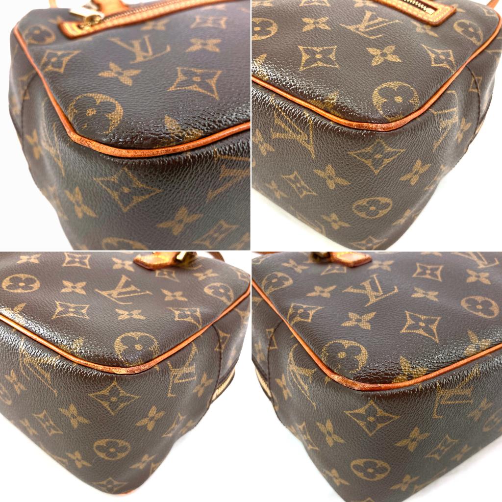 Louis Vuitton Monogram Cite MM Brown Handbag