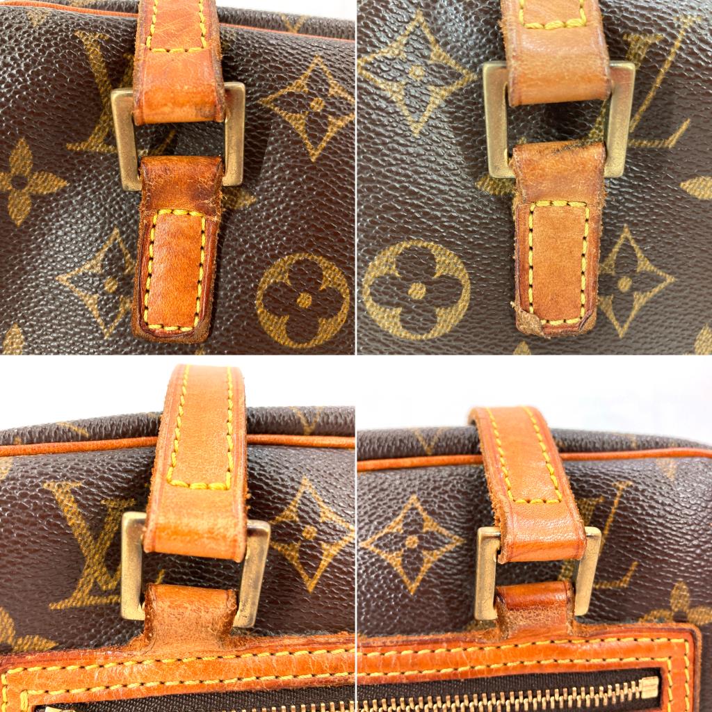 Louis Vuitton Monogram Cite MM Brown Handbag
