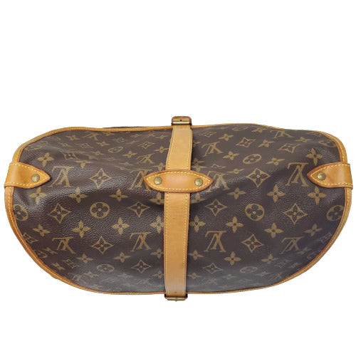 Louis Vuitton Monogram Saumur 35  Canvas Leather Shoulder Bag