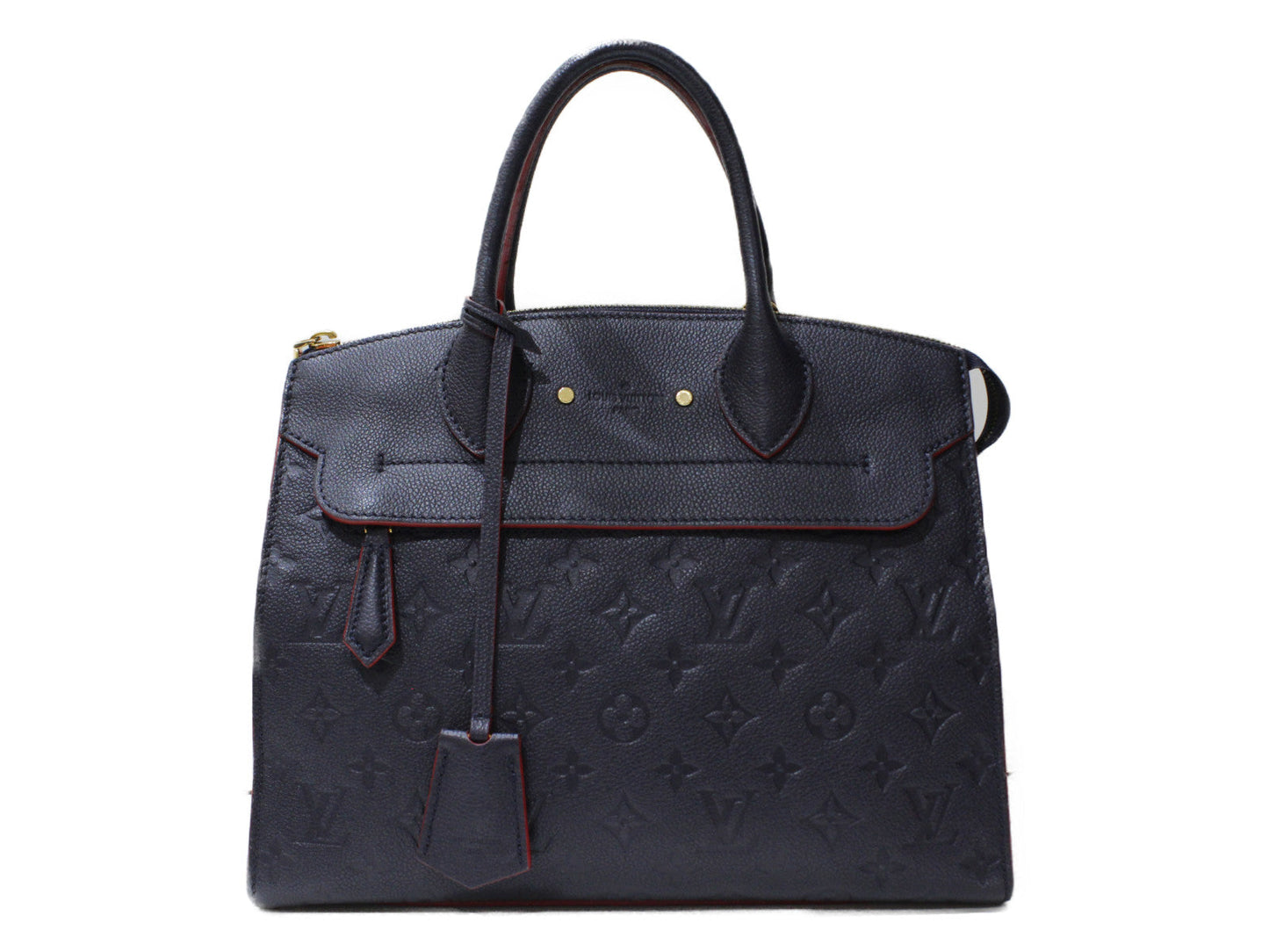 Louis Vuitton Pont Neuf MM Emplant Marine Rouge Navy Shoulder Bag