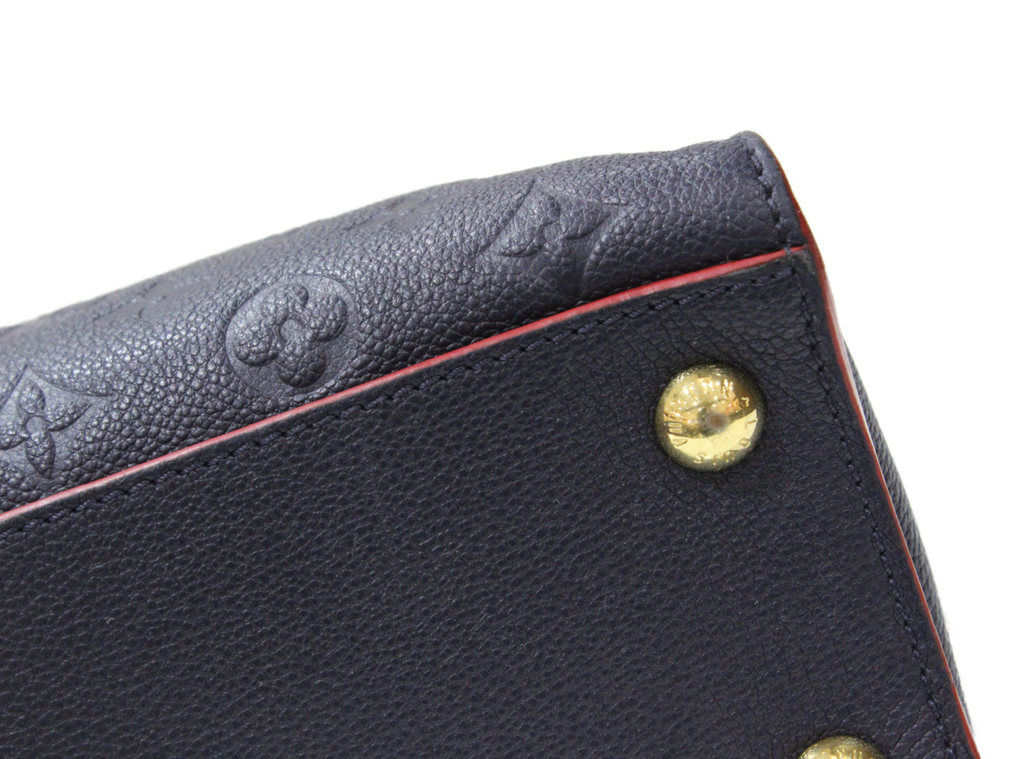 Louis Vuitton Pont Neuf MM Emplant Marine Rouge Navy Shoulder Bag