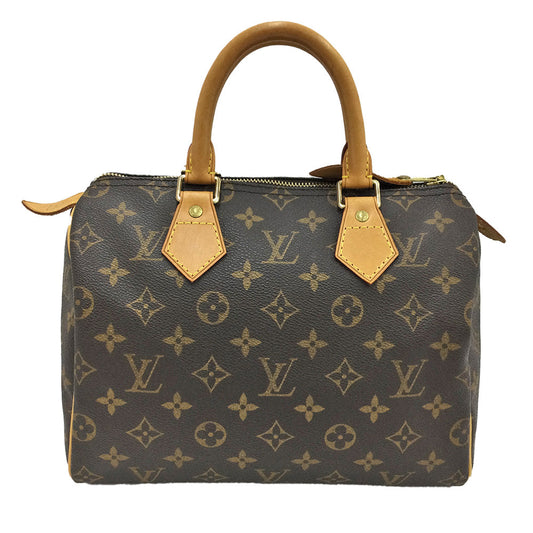 Louis Vuitton Speedy 25 Monogram Brown Boston Bag
