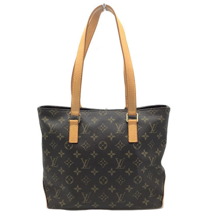 Louis Vuitton Cover Piano Monogram Tote Bag Brown Leather