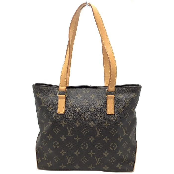 Louis Vuitton Cover Piano Monogram Tote Bag Brown Leather