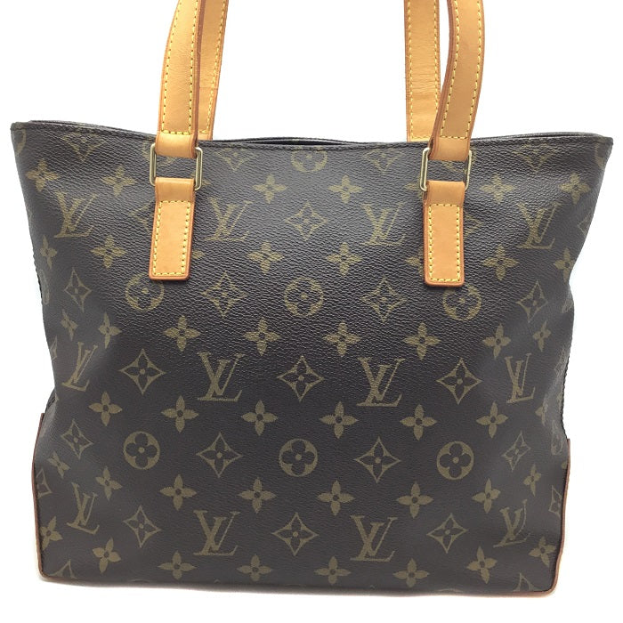 Louis Vuitton Cover Piano Monogram Tote Bag Brown Leather