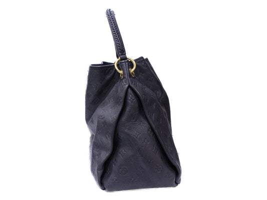 Louis Vuitton Artsy MM Amplant Black Shoulder Bag
