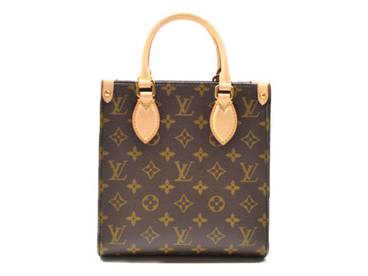 Louis Vuitton Sac Plat BB Monogram Coated Canvas Shoulder Bag